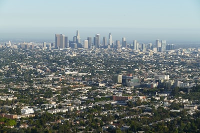 An aerial view urban building during the day
